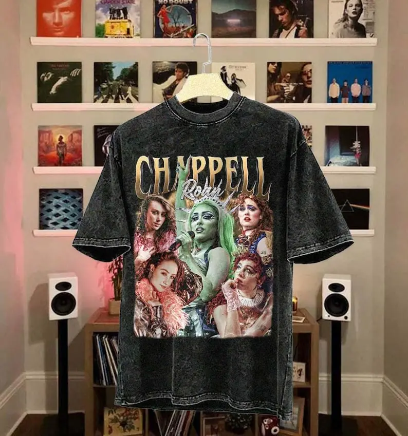 Washed Chappell Roan Midwest Princess Vintage Unisex Shirt, Homage tee, 90s retro design graphic T-Shirt: Ideal Gift for Him and Her 