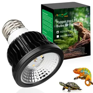High Intensity UVB Reptile Light Bulb 5W 5.0 6W 10.0 Full Spectrum UVA UVB for Reptiles simulating Sunlight Promote Synthesis of Vitamin D3 in Reptile Pets for Turtle,Lizard,Bearded Dragon,Spider