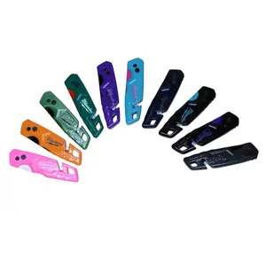 Powder Coated Custom tool Folding Utility Tool – Heavy Duty Compact Pocket Clip DIY Projects Contractor Grade Construction Automotive Crafting Workshop Industrial Multi-Purpose