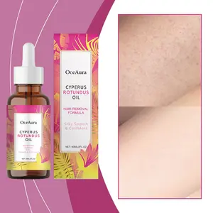 60ML Natural Cyperus Oil, Moisturizes and Soothes Skin After Hair Removal, Suitable for All Skin Types, Hair Removal Oil