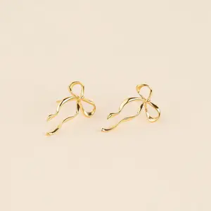 Dainty Bow Stud Earrings