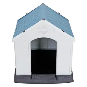Segawe 32" H Large Dog House Indoor Outdoor Plastic Pet House Waterproof Kennel