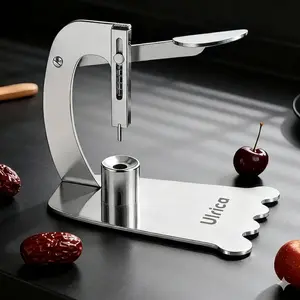 Cherry & Jujube Pitter – Stainless Steel Multi-Core Remover with 5/6/8mm Interchangeable Needles – Labor-Saving Fruit Core Extractor for Home Kitchens