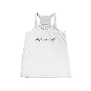 Reformer life Ballet Pink pilates womens flowy tank