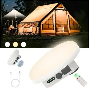 Camping Tent Light LED Rechargeable Portable Hanging Lantern with Remote,IPX5  Outdoor Lights with  Power, Camp Lamp Light for Glamping Indoor Outages  Repair
