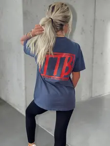 Red TTB On Navy Graphic T-shirt