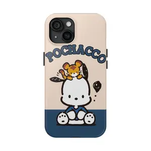 Pochacco Friend Tough Phone Case for iPhone 16 15 14 13 12 11 Pro Plus Pro Max X XS XR