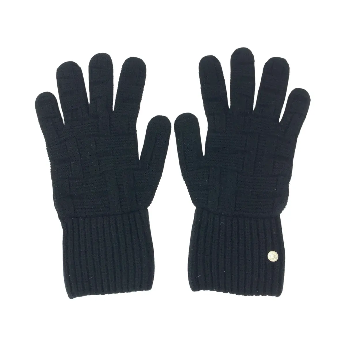 Pre-owned HERMÈS Wool Small Leather Goods Hermes Gloves