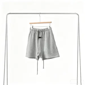 Stylish Casual Sweatshort Dark Oatmeal 160bt212013F Menswear Loose Fit  Breathable Shorts Beige