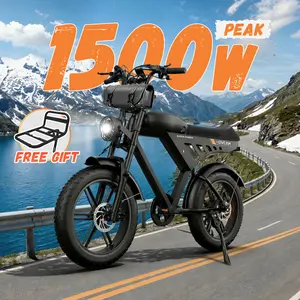 【SummerVibes】 V30/V30 Max Adult Electric Bikes,  1500W/2000W Peak Power, 28-32MPH Speed, Full Suspension, 48V 15.6Ah Removable Battery, 70 Mi Range, 20" Fat Tires, Dual Disc Brakes,Dual battery， 7-Speed, UL 2849 Certified Off-Road 【Hydraulic Disc Brake】