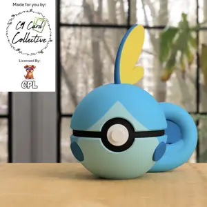 Sobble Ball - 1st Print - High-Quality PLA, 3D Printed Pokeball Figure