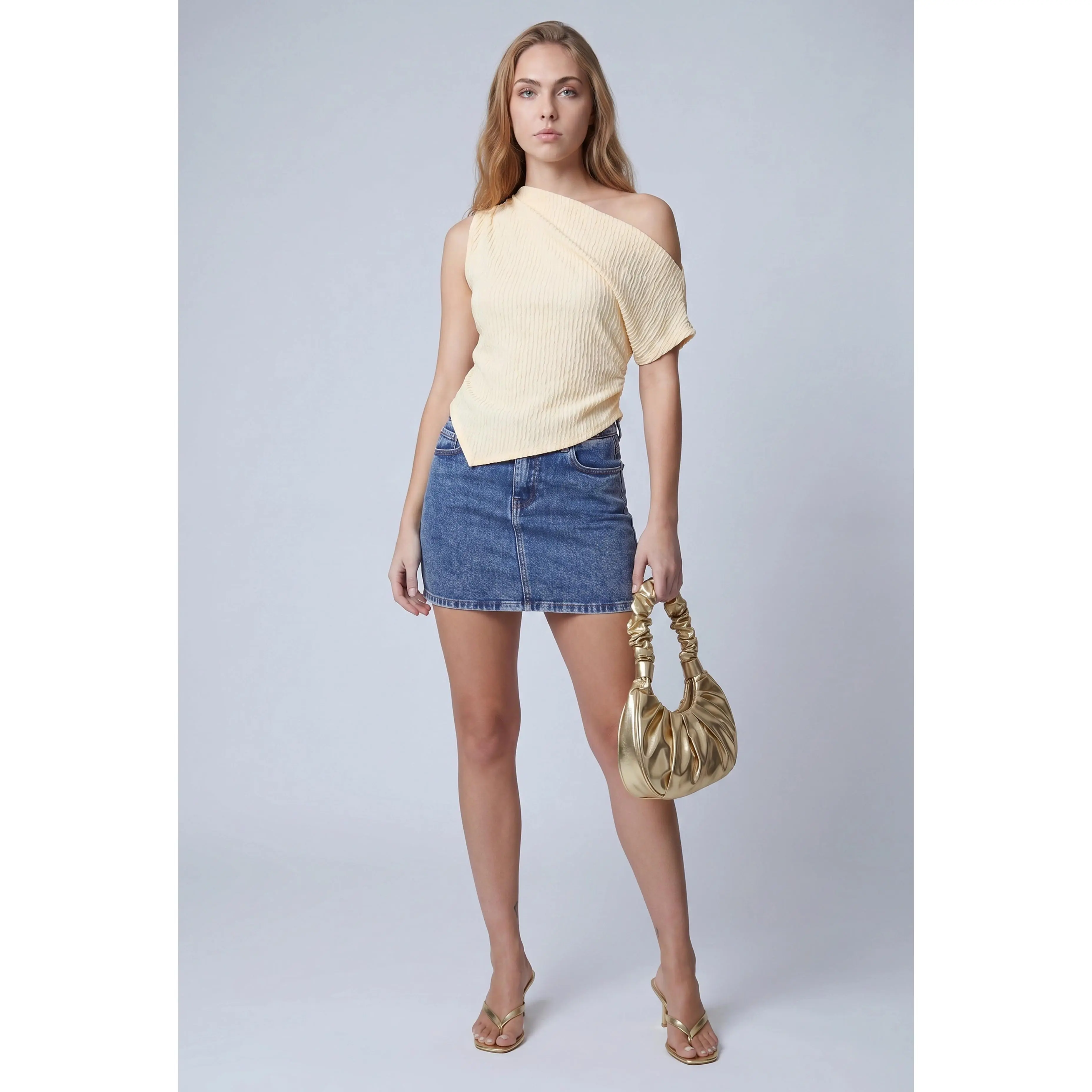 Michelle Denim Mini Skirt