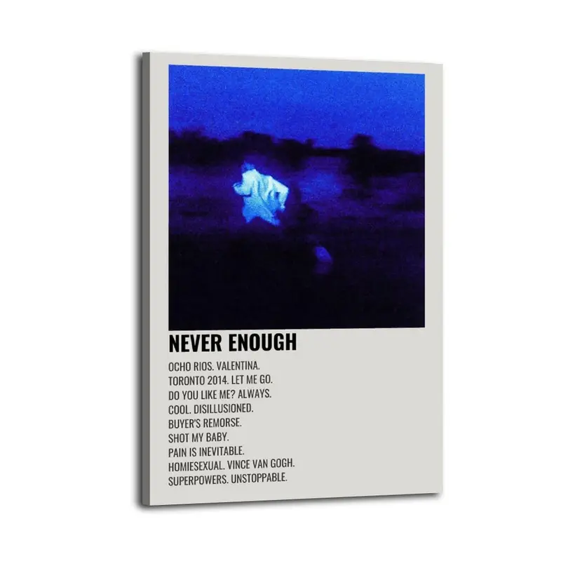 Never Enough  Daniel CaesarArt Canvas Posters Photos Wall Decorations Canvas Printing Living Room Bedroom Decoration Wall Decoration Printing Office Aesthetic Posters