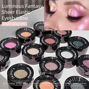 Single Color Pearl Eyeshadow Chameleon Fine Flash Glitter, Long-Lasting Brightening Eye Makeup, Easy Application, Clear Finish
