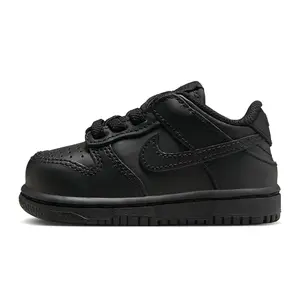 Toddler's Nike Dunk Low Black/Black-Black (FB9107 009)
