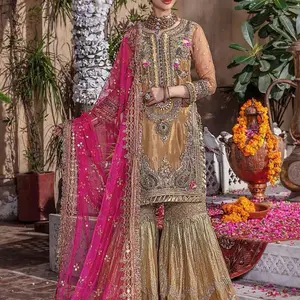 Khuda bakhsh 3 pc ready to wear ghara suit