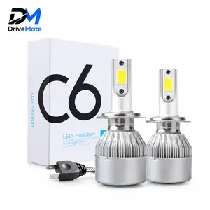 DriveMate H7 LED Headlight Bulbs, 6000K Bright White, High and Low Beam Upgrade for Mercedes Benz, Stylish Auto Lighting