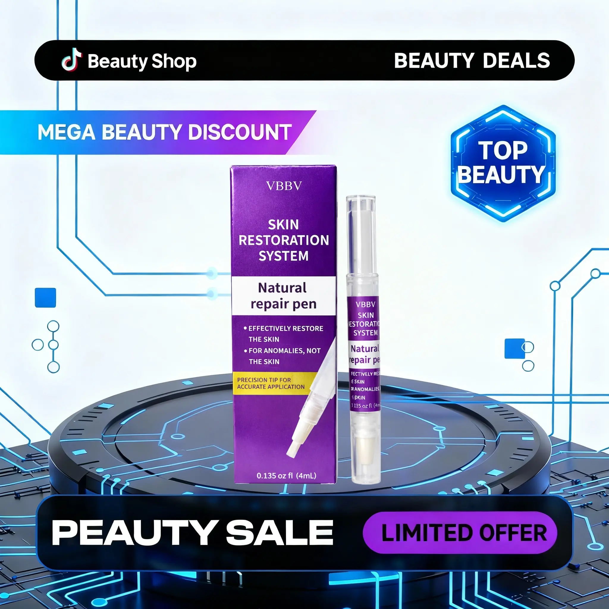 【Popular product】VBBV Natural Eraser Pen Repair skin blemishes and restore the skin to its original condition