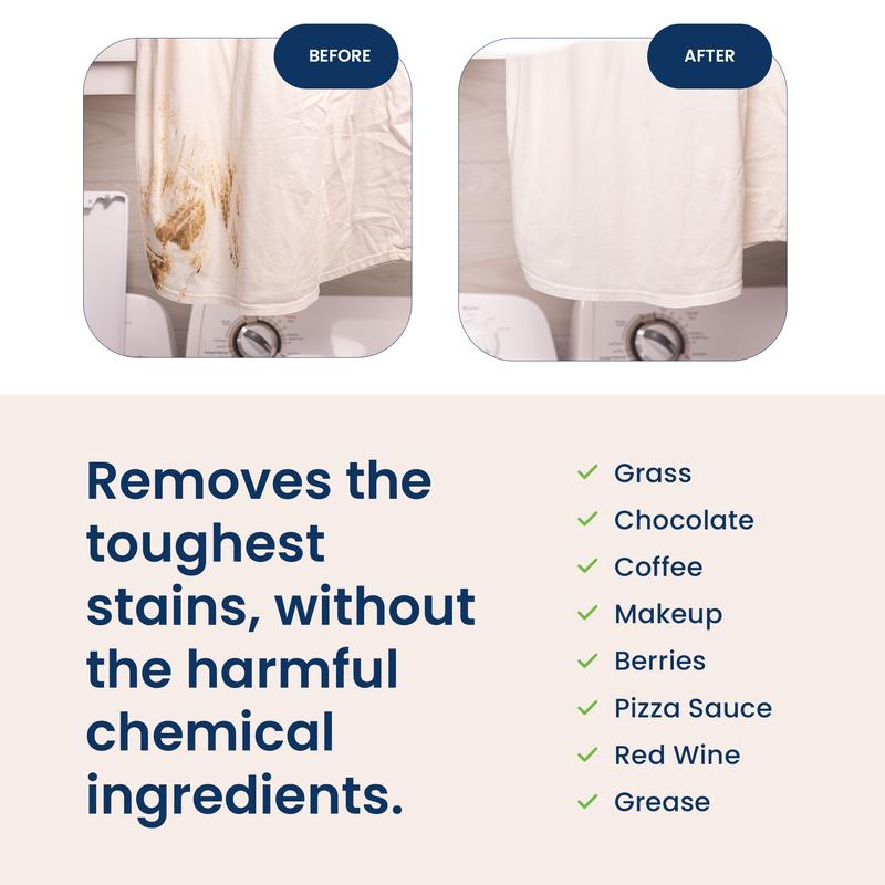 Truly Free Non-Toxic Laundry Detergent - Lavender & Eucalyptus - Sensitive Skin & Baby Safe - Eco Kit: Empty Jug + 3 Concentrate Pouches (Just Add Water) - 150 Loads