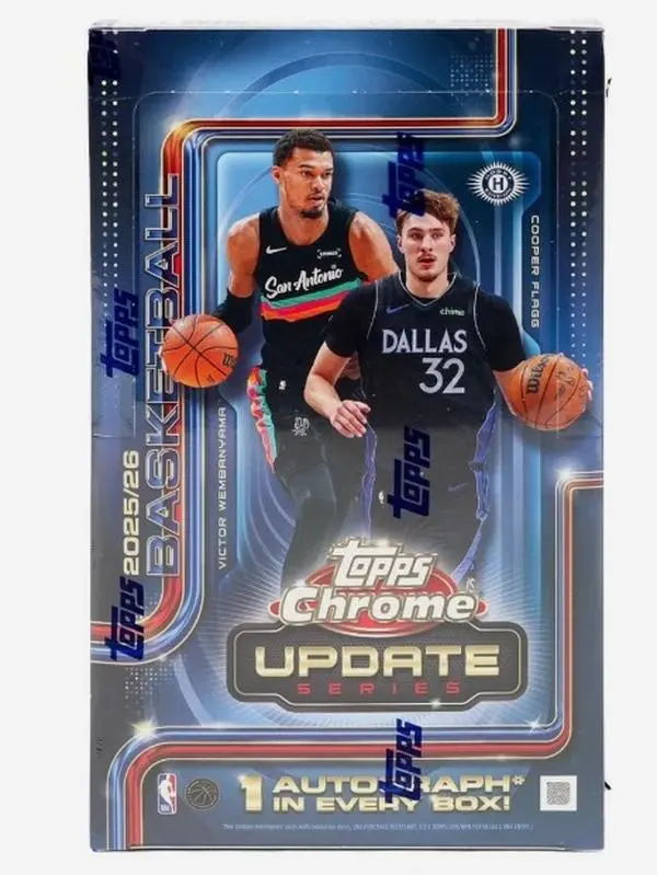 2025-26 Topps Chrome Update Series Basketball Hobby Box