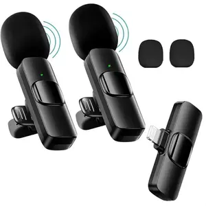 Mini Wireless Microphone for iPhone – Lavalier Mic for Video & Streaming