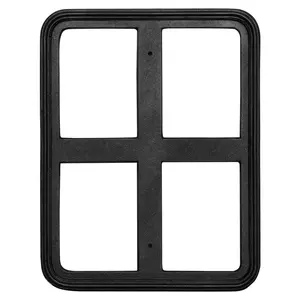 QualArc RECT-6X12 6 x 12 in. Rectangle Frame - Black