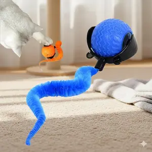 Interactive Cat Toy Ball: Durable Chew-Resistant Bouncing Sphere with Catnip, Indoor Hunting Game for Cats, Tangle-Free Design, Non-Slip Texture, Stress Relief Pet Training Ball, Fun Companion for Wand Play.