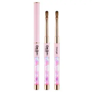 Nail Art Design Oval Gel Brush (1)