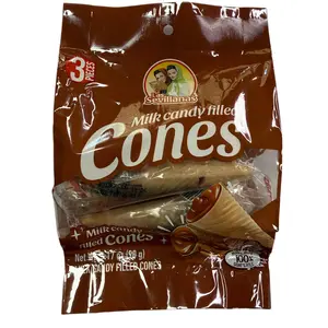 Las Sevillanas Milk Candy Filled Cones – Conos Rellenos de Cajeta – 3 Pieces – 3.17 oz (90 g)