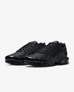 Nike Air Max Plus Triple Black Men's 604133-050  New