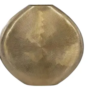 Gold Metal Vase