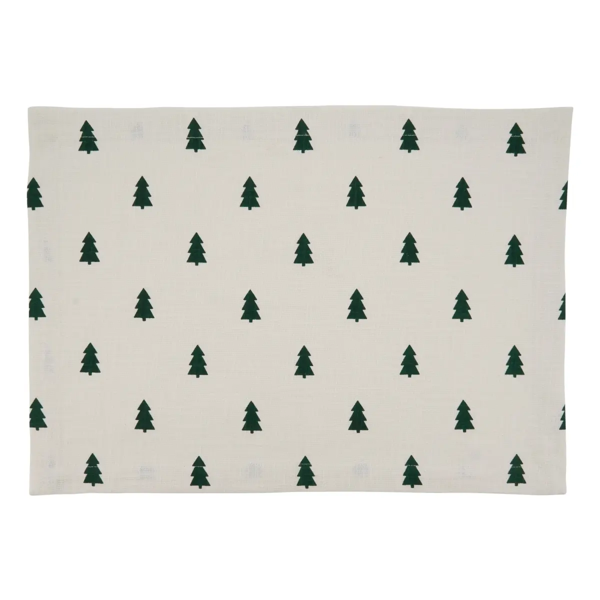 212 MAIN 4-Piece Stylish Christmas Tree Placemats Set, Kitchen Tableware for Holiday Use, Easy to Pair or Pare Down to Dress Up Your Dining Table, Four Pieces