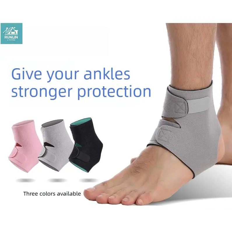 Adjustable Neoprene Ankle Brace - Open Heel Compression Wrap, Compression-Type Modern Neoprene Anti-Injury Sporty Protective Gear for Hockey Goalie Sport & Injury Recovery, Compression-Type Protective Gear
