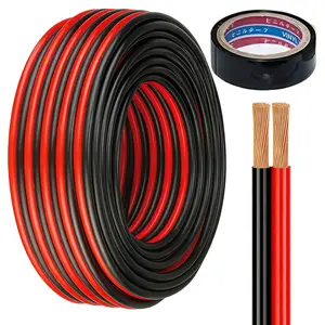 12 Gauge Wire Automotive CCA, Red & Black, 12 AWG 5V12v24V36V, Flexible Speaker Electrical Wire Low Voltage Primary for Car Stereo Audio Trailer Harness Hookup Wiring DIY