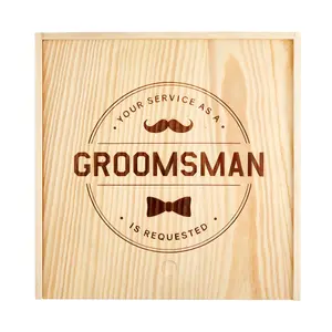 Groomsman Proposal Box (Gifts not included in the box)
