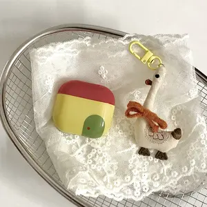 Simple Illustration Small House Earphone Case for Apple AirPods Pro 2/AirPods Pro/AirPods 4/AirPods 3/AirPods 2, Fashion Women's Design