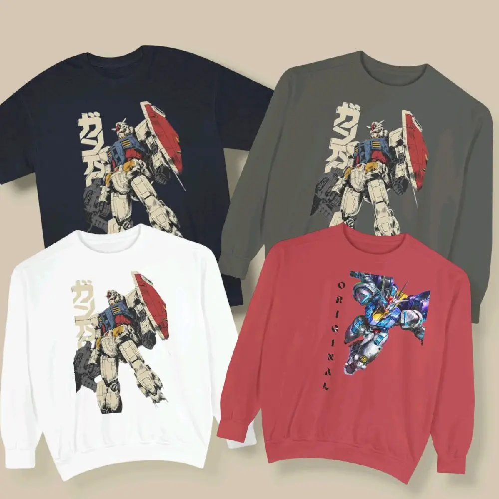 original-taste gundam t shirts anime merch subtle jjk streetwear anime hoodie anime character fan