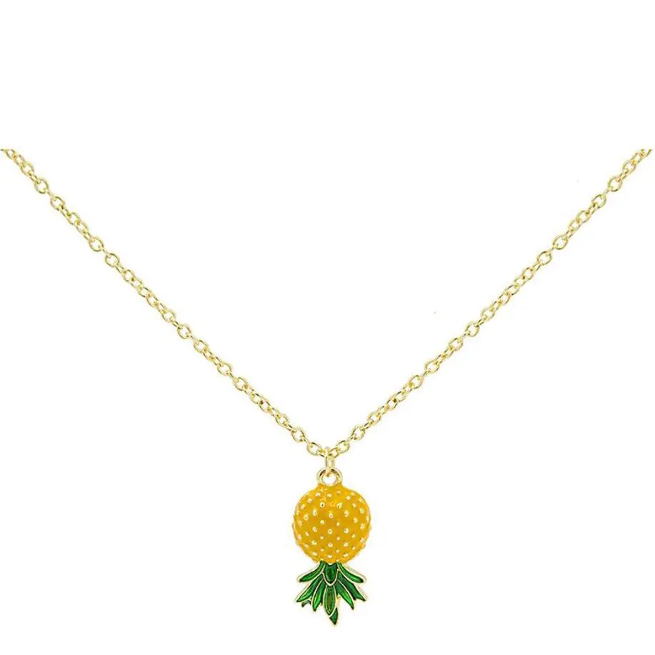 Upside Down Pineapple Pendant Necklace