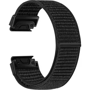 Bands Compatible With Garmin Fenix 5/Fenix 6/Fenix 7 Straps QuickFit 22mm Nylon Loop Watch Band for Fenix 5 Plus/Fenix 6 Pro/Fenix 7 Pro/Forerunner 935/945/955/965