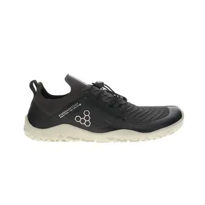Vivobarefoot Mens Primus Trail Knit Firm Ground Running Sneakers Shoes - Black