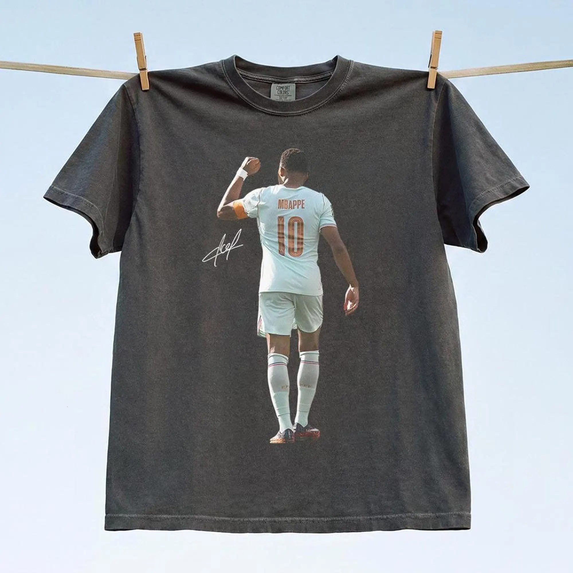 Kylian Mbappe Tshirt, France Soccer Mbappe 10 Comfort Color Shirt, Best Gift For Fans