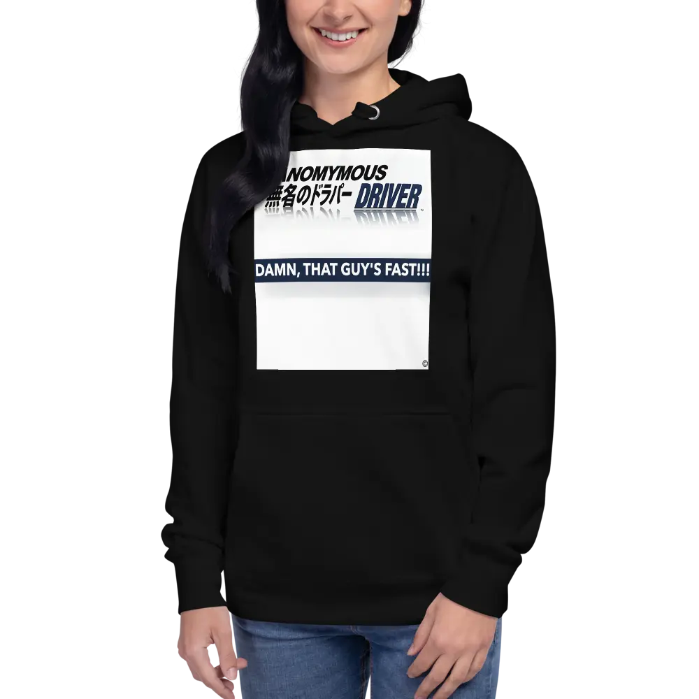 Anonymous Driver Wear: Release 1 S2 Non-Graphic: Unisex Hoodie