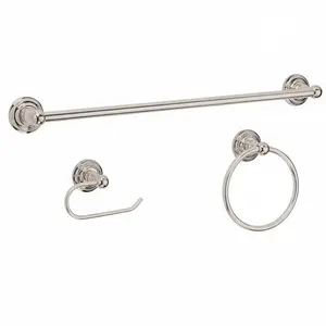 700 Series 3 Piece Satin Nickel Bathroom Hardware Set