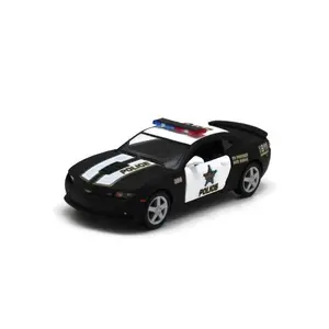 5" Camaro Black & White Chevy Police Interceptor 1/38 O Scale