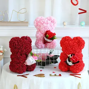 Eternal Rose Teddy Bear With Decorative Box
