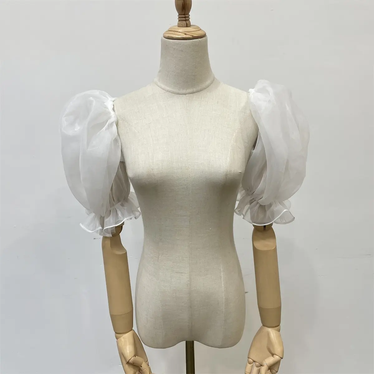 Organza Detachable Sleeves, White Removable Sleeves, Bridal Sleeves, Short Sleeves, Wedding Dress Sleeves, Removable Sleeves For Bride Elegant Womenswear