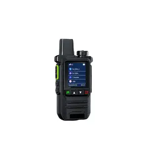 Global Handheld Walkie Talkie, No Distance Limit Push To Talk Two Way Radio Rugged Shock Drop Dust Scratch Resistant Intercom with Smart Noise Reduction Clear Loud HD Audio for Construction Logistics Security Hunting Hiking Outdoor Team Work Plastic Shell
