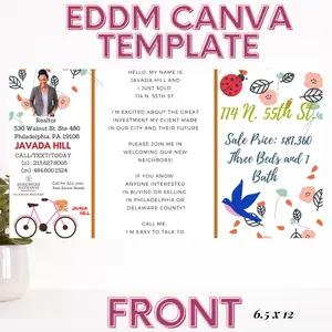 Every Door Direct Mail l CANVA TEMPLATE l Just Sold l Just Listed