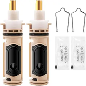 2 Pack Replacement  for Moen, Moen Shower Replacement  Compatible with 1222/1222b -Handle Posi Temp Valve