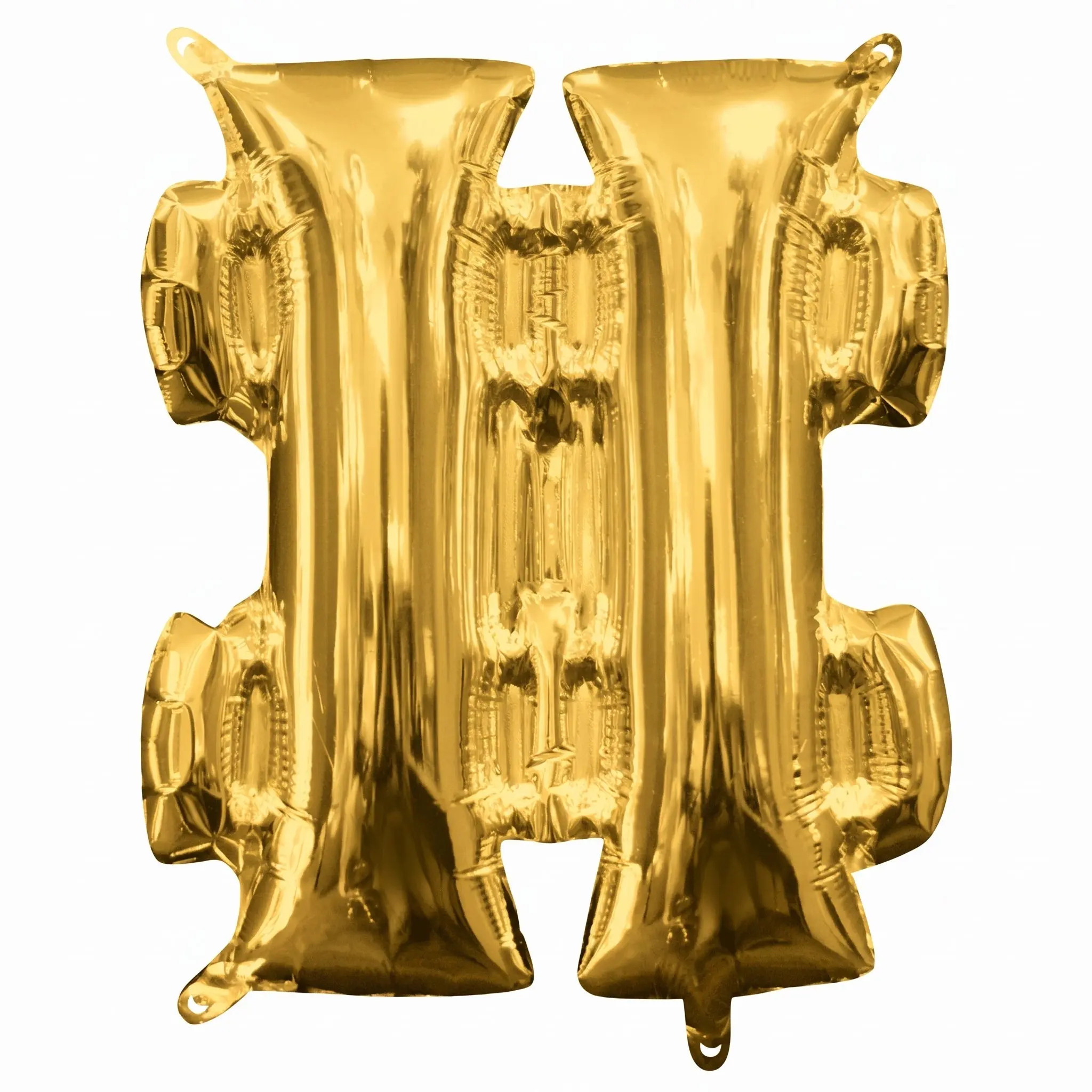Gold Foil Air-Filled Balloon Letter "H"